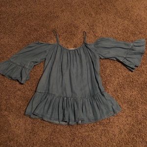 Chambray Top